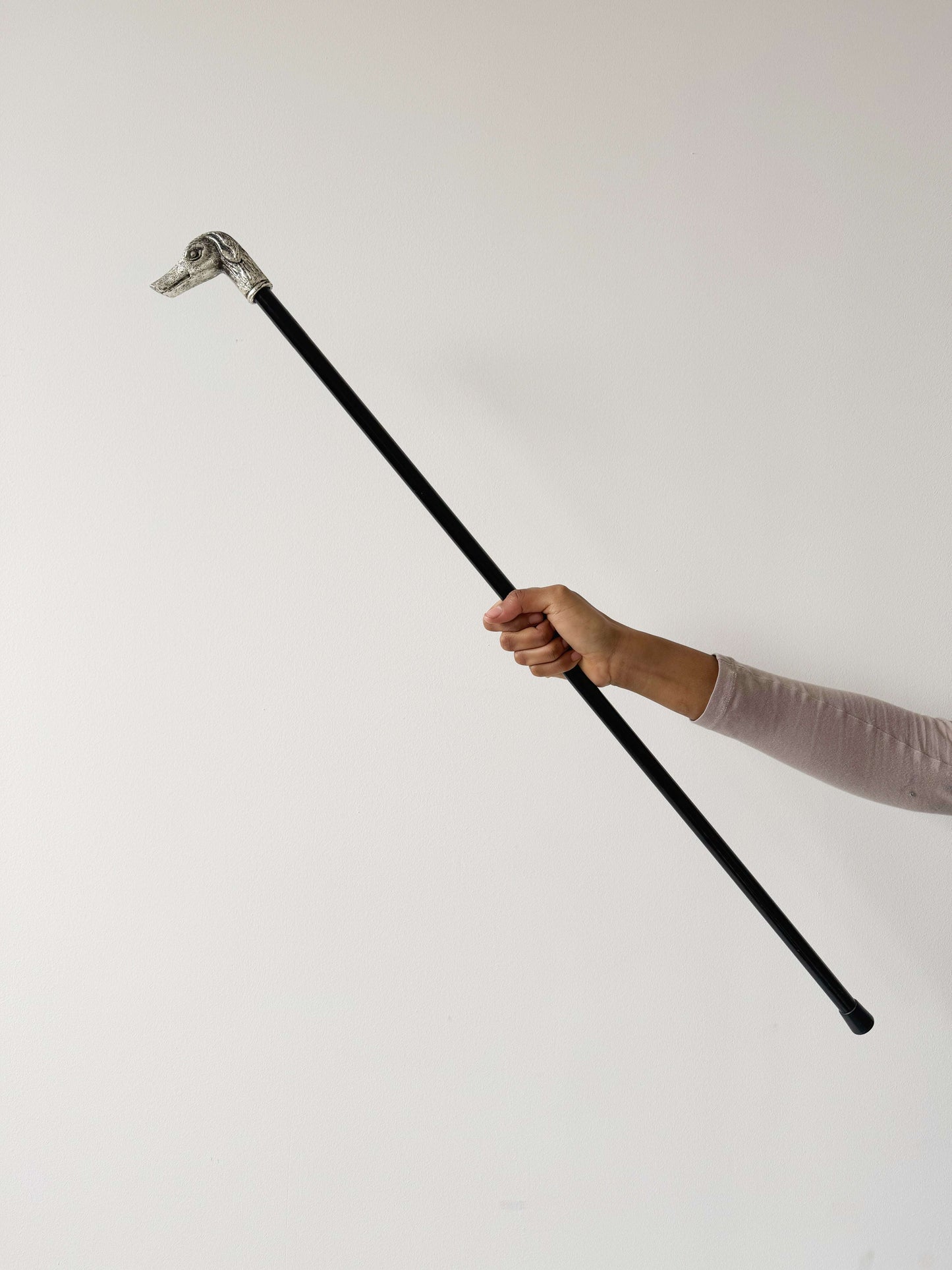 walking stick with caricatured figurative handle (late 19th – early 20th century)