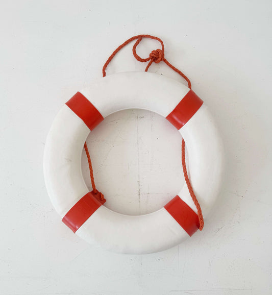 Decorative wall life preserver, 1970s