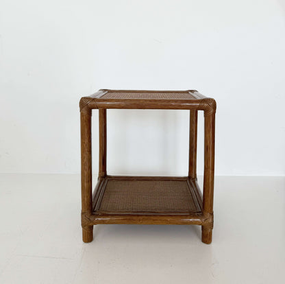 Bamboo coffee table, 1960s