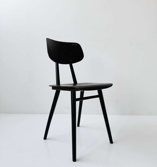 wooden chair from the 50s-60s