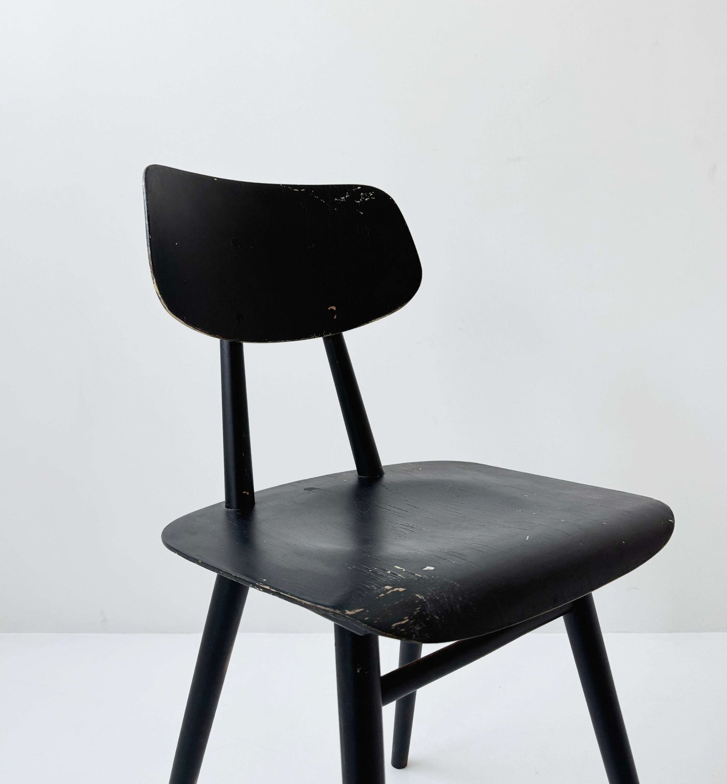 wooden chair from the 50s-60s