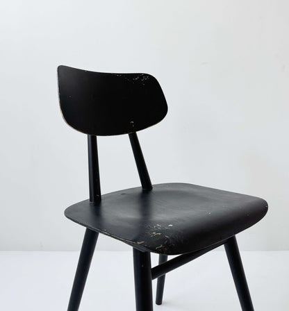 wooden chair from the 50s-60s
