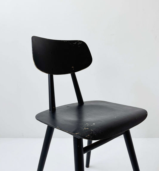 wooden chair from the 50s-60s