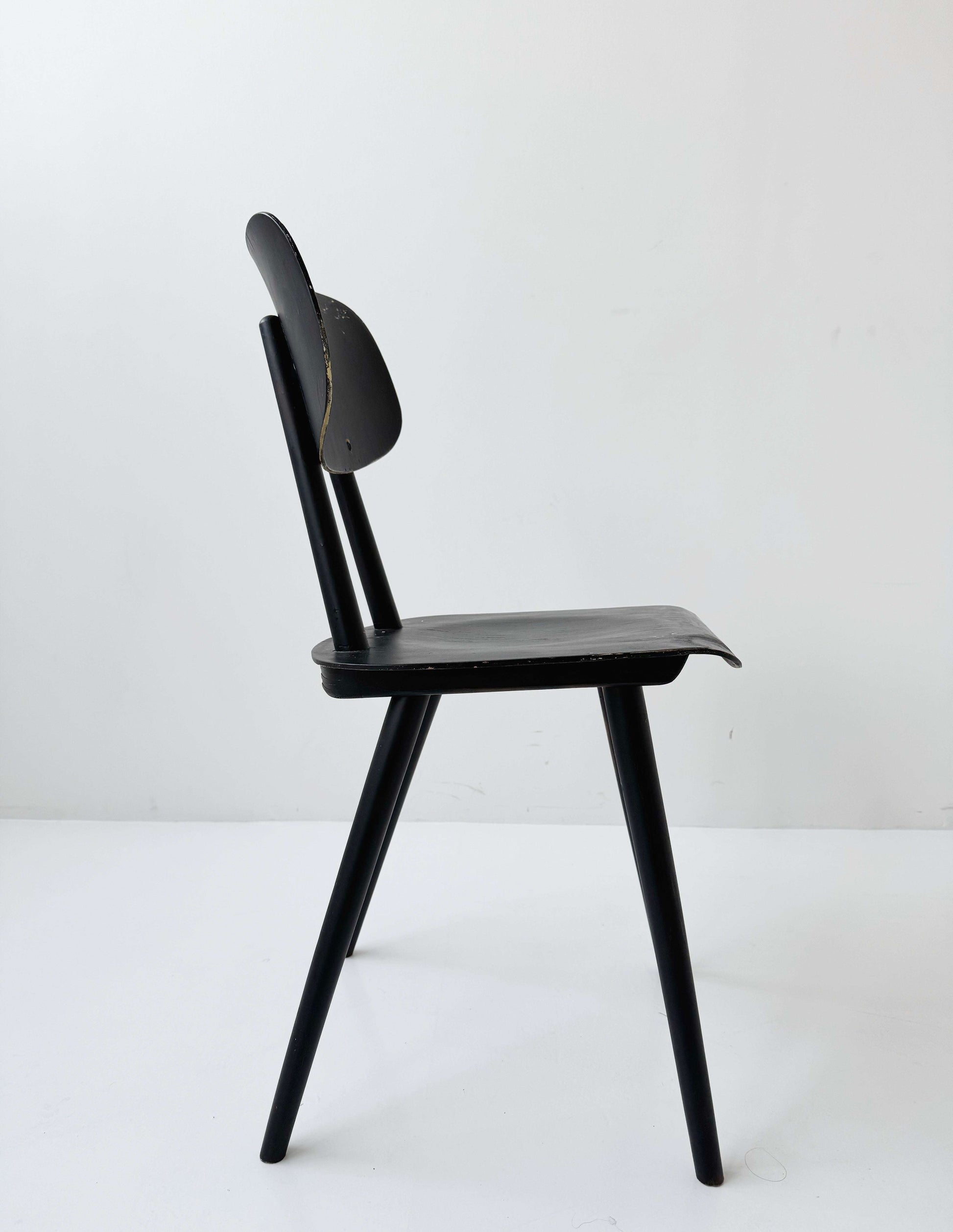 wooden chair from the 50s-60s