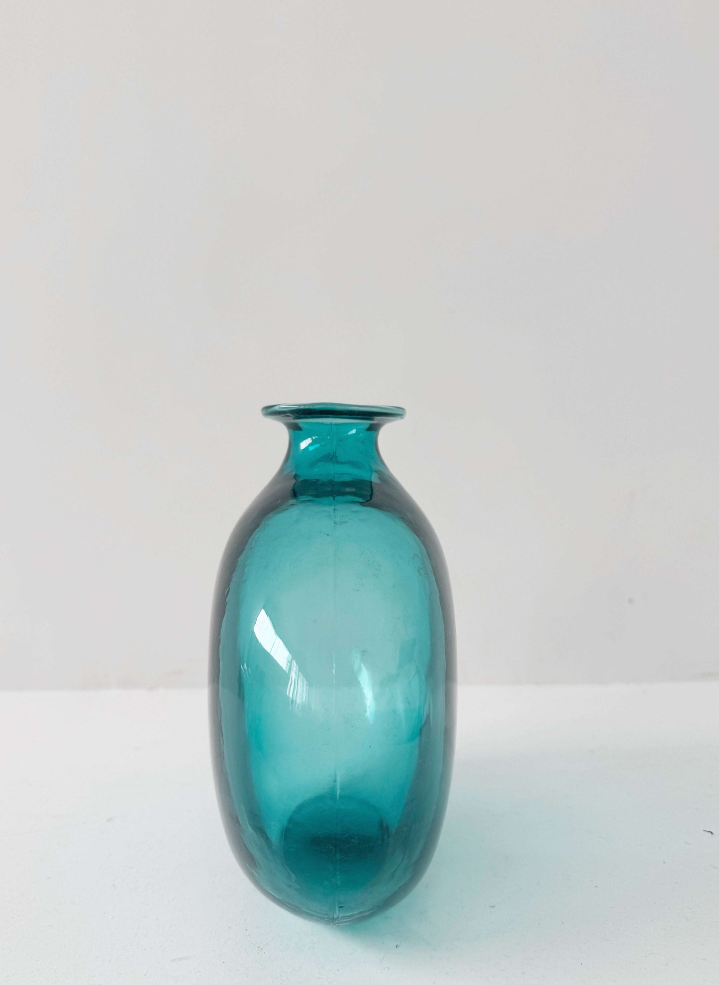 Colored glass vase