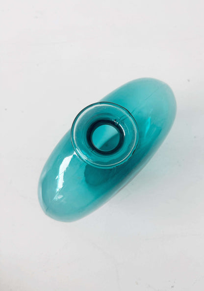 Colored glass vase