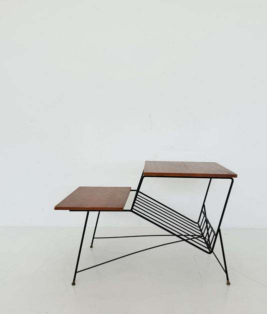 Coffee table with magazine rack from the 1960s