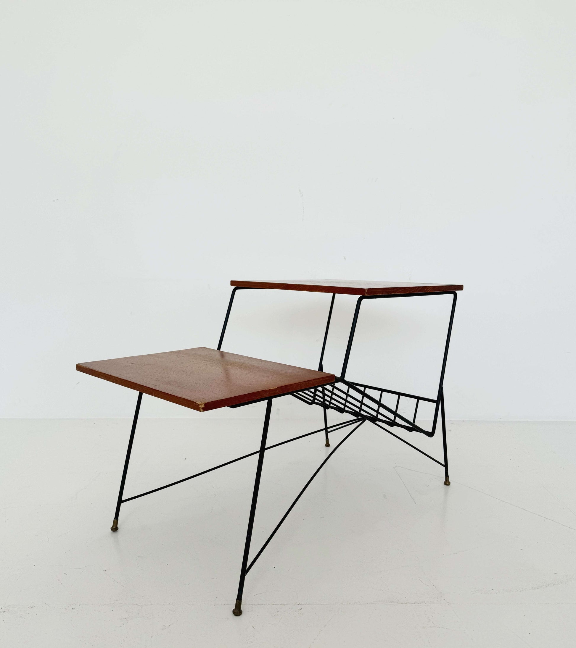 Coffee table with magazine rack from the 1960s