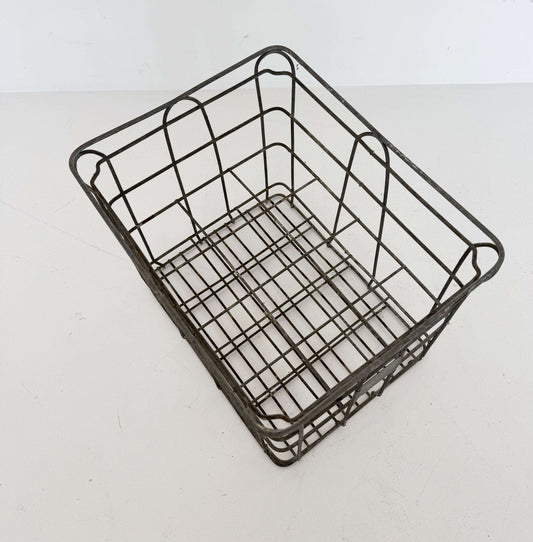 Vintage metal bottle holder