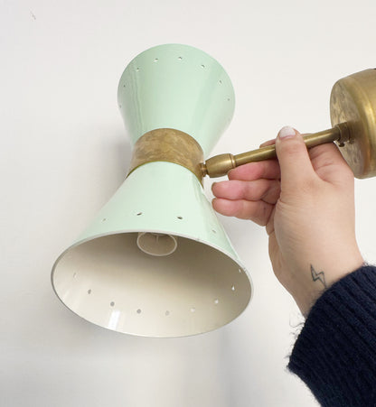 Brass and aluminum applique