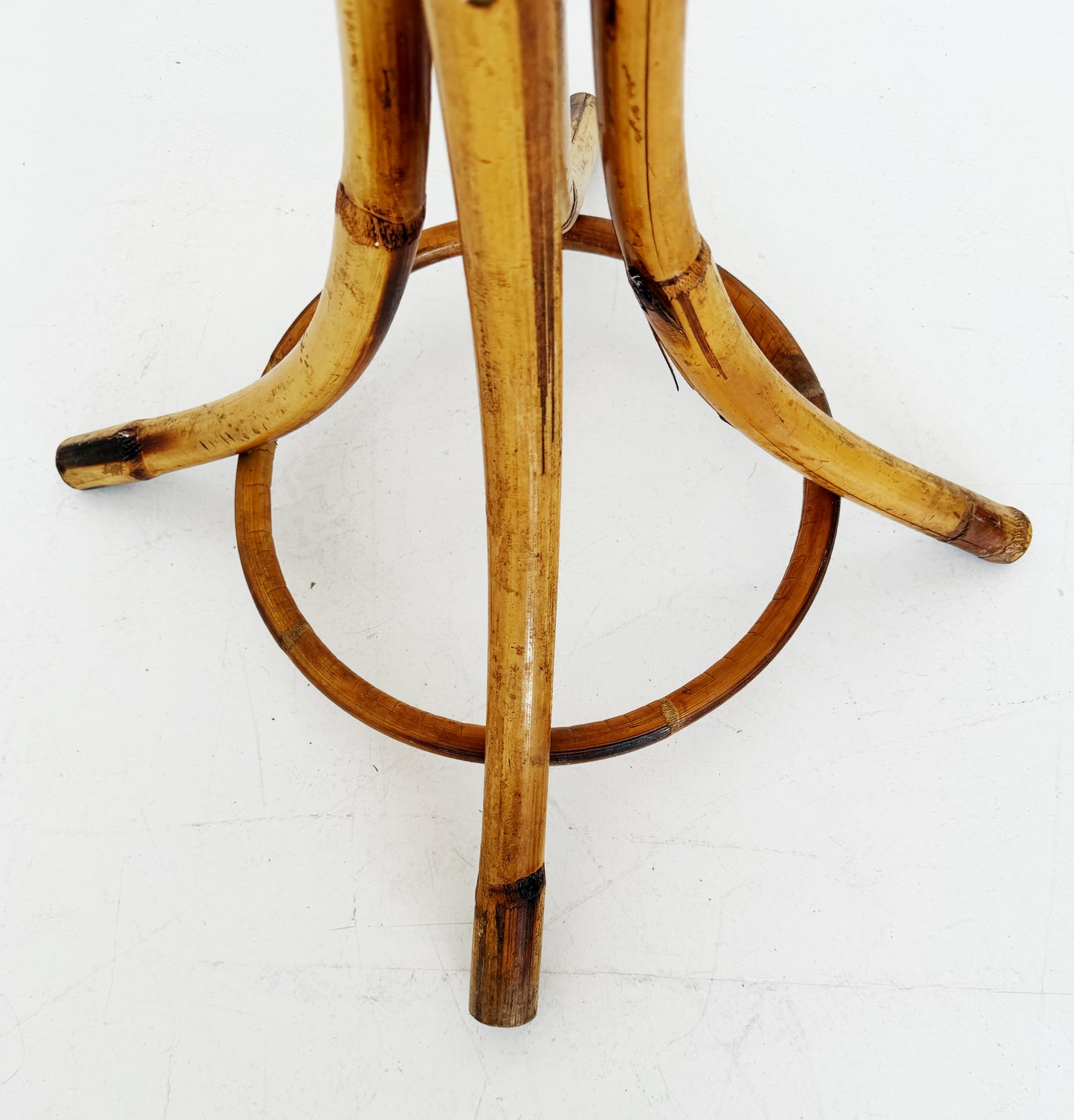 Appendiabiti in bamboo e rattan-1960