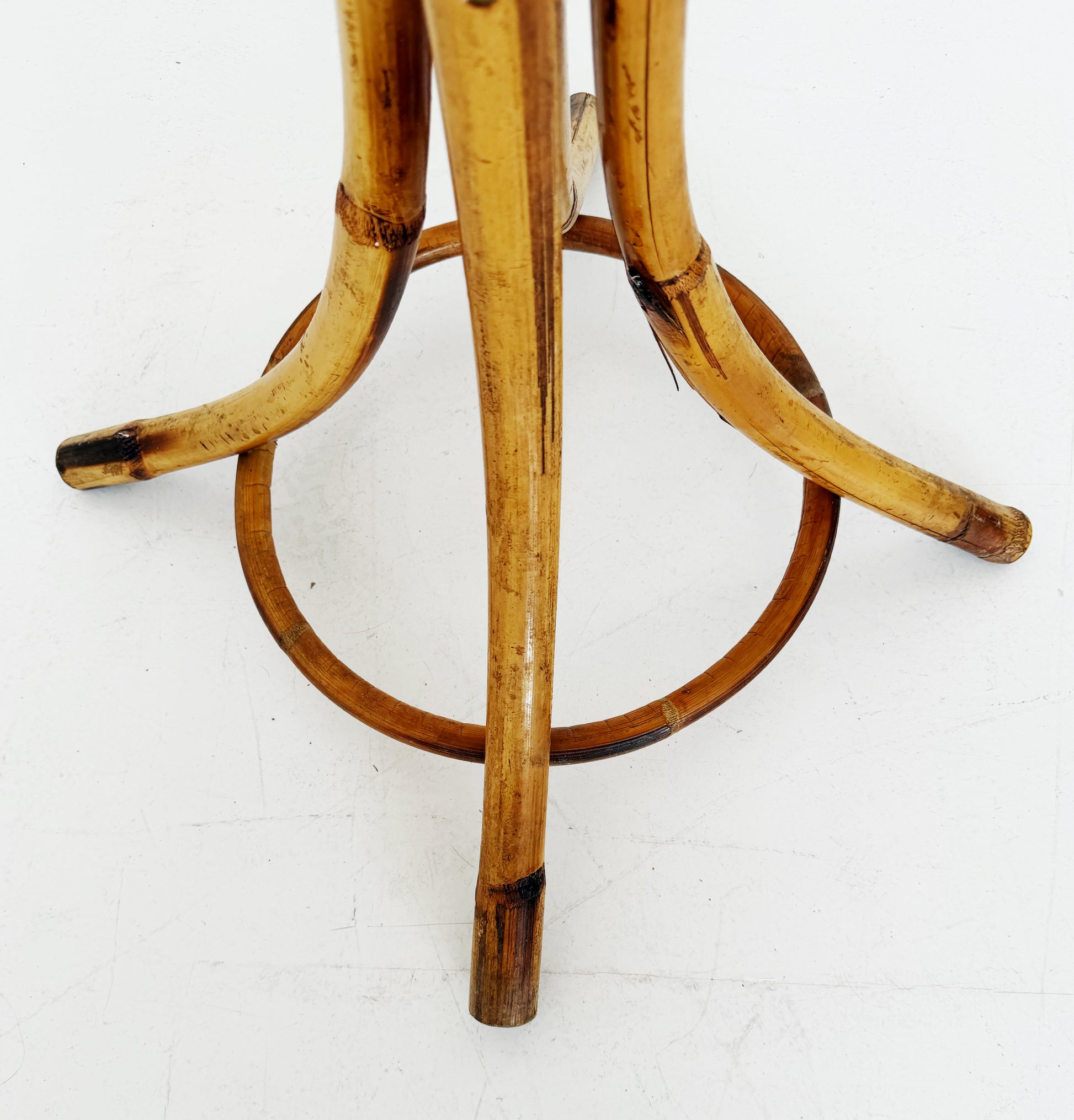 Appendiabiti in bamboo e rattan-1960