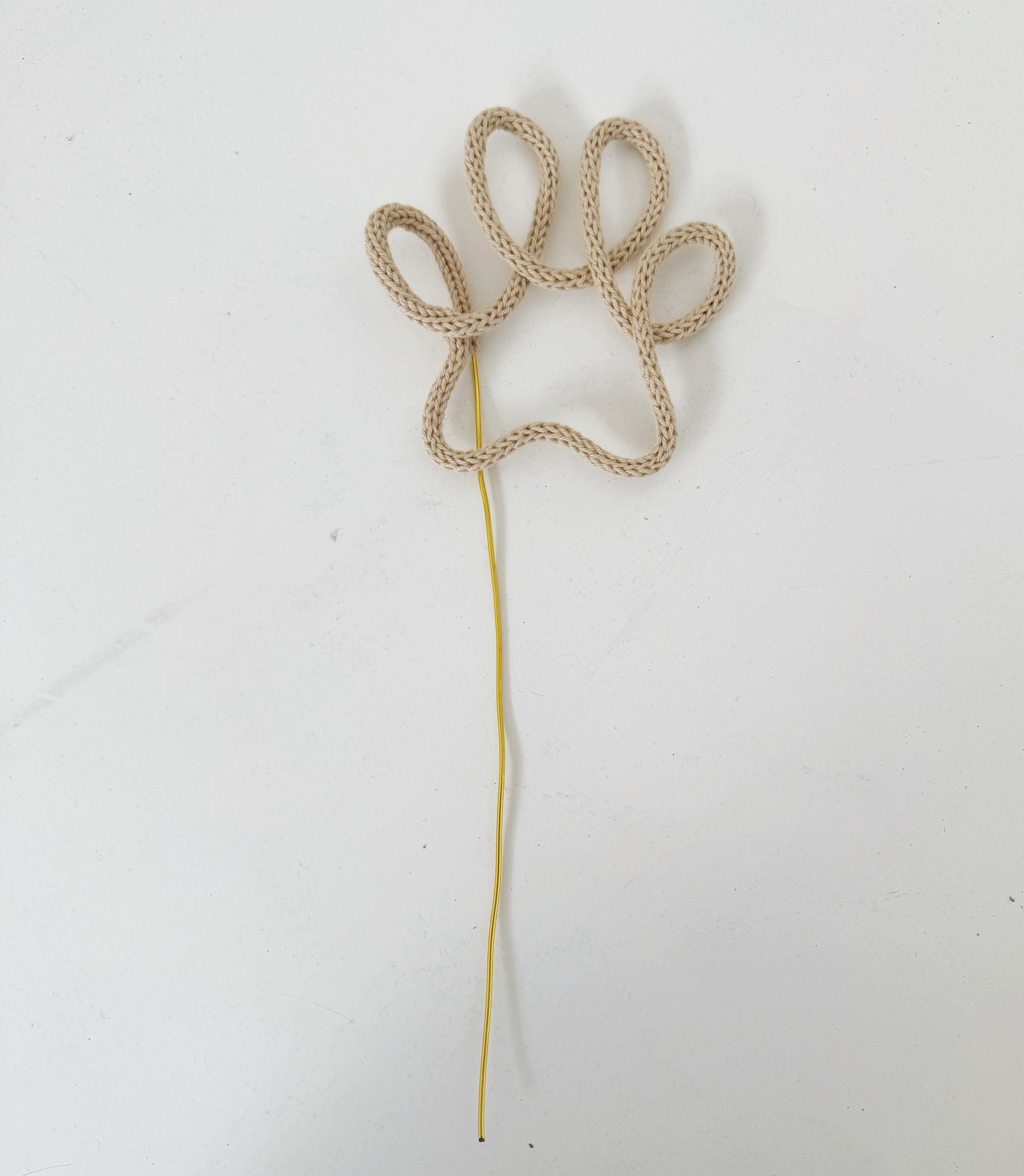 Plant Topper “Zampetta” with tricotin