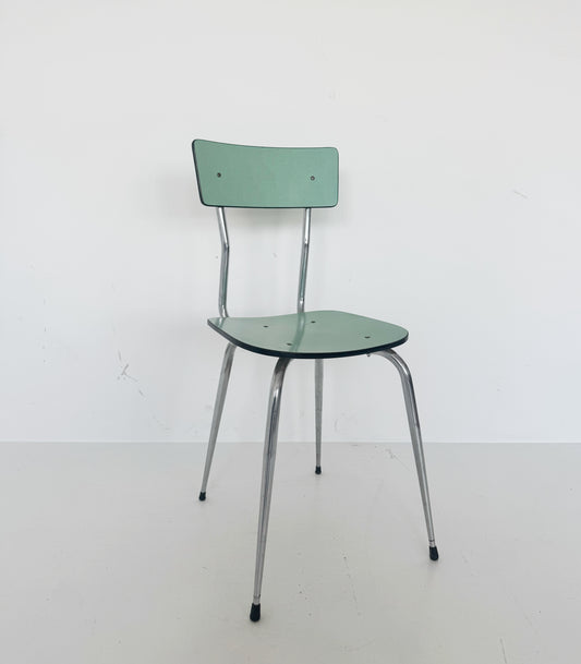 Formica and chromed metal chair