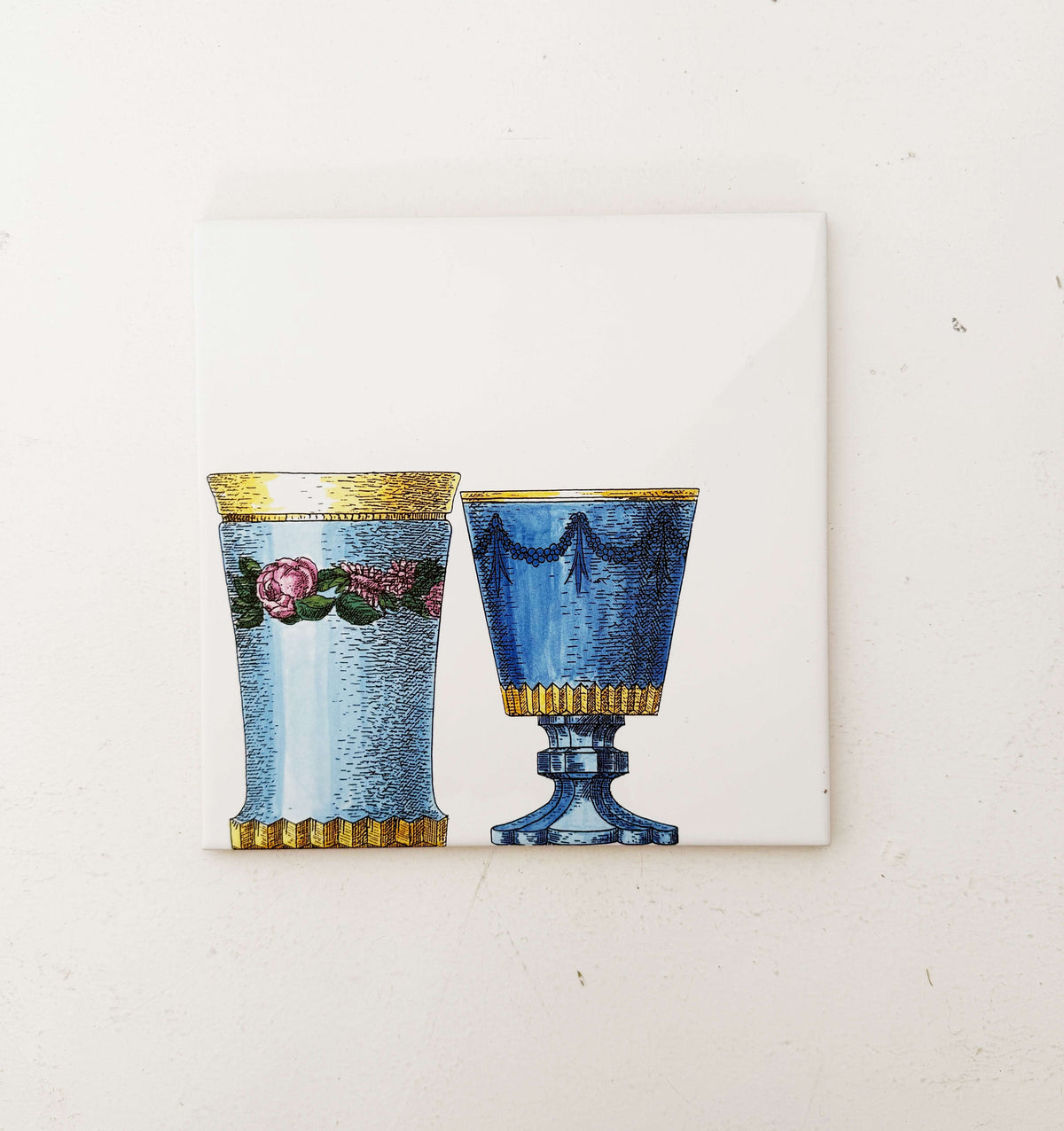 Fornasetti tile for Ceramica Bardelli