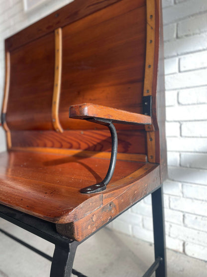 Railway bench