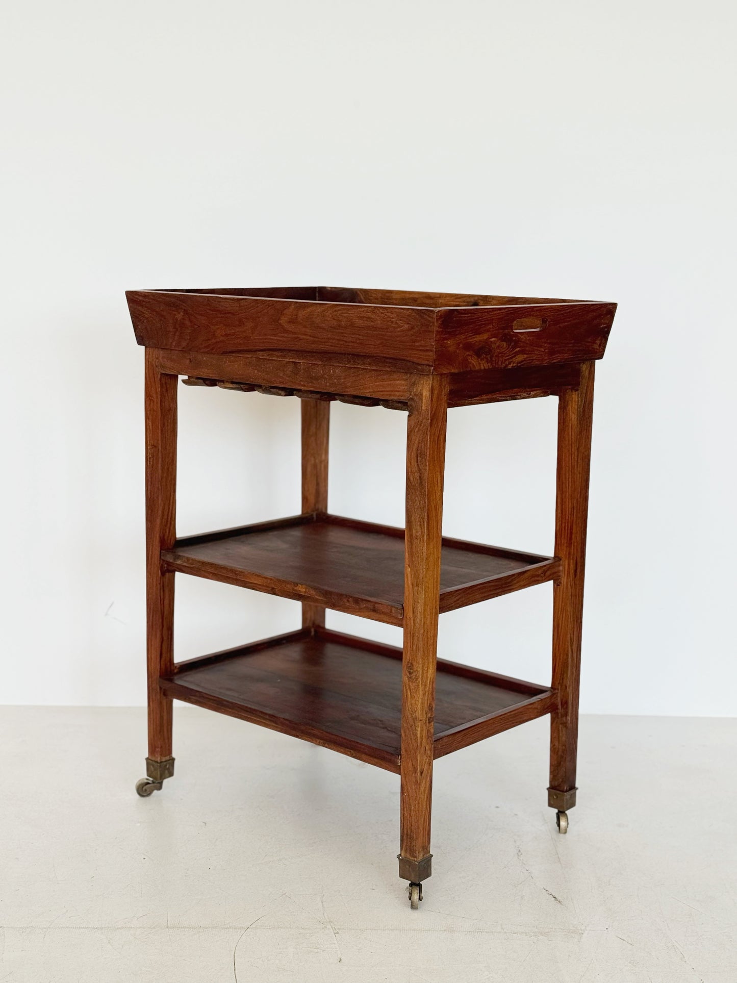 Carrello portavivande in legno