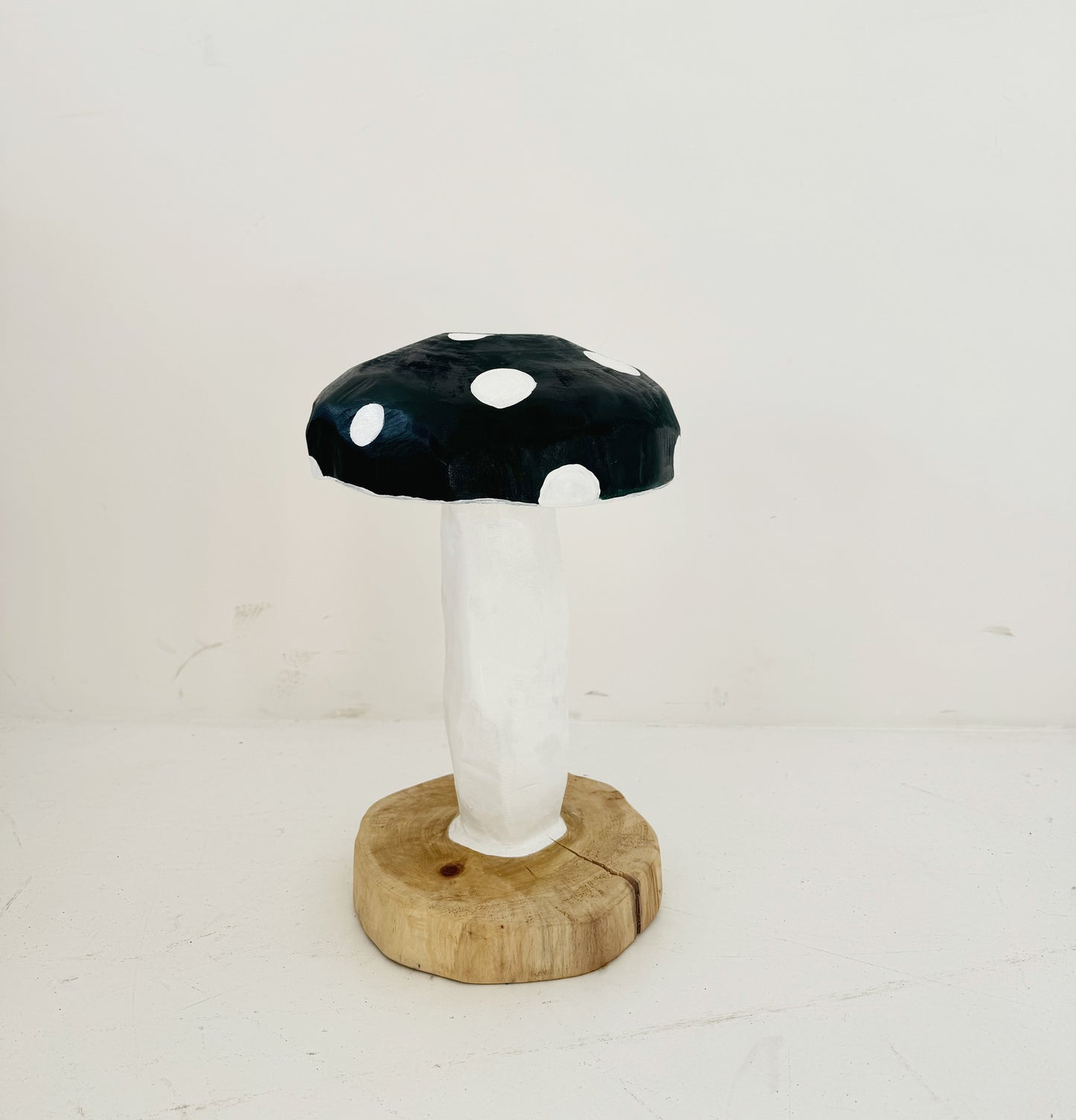 Fungo decorativo artigianale in legno – Lago Santo Parmense