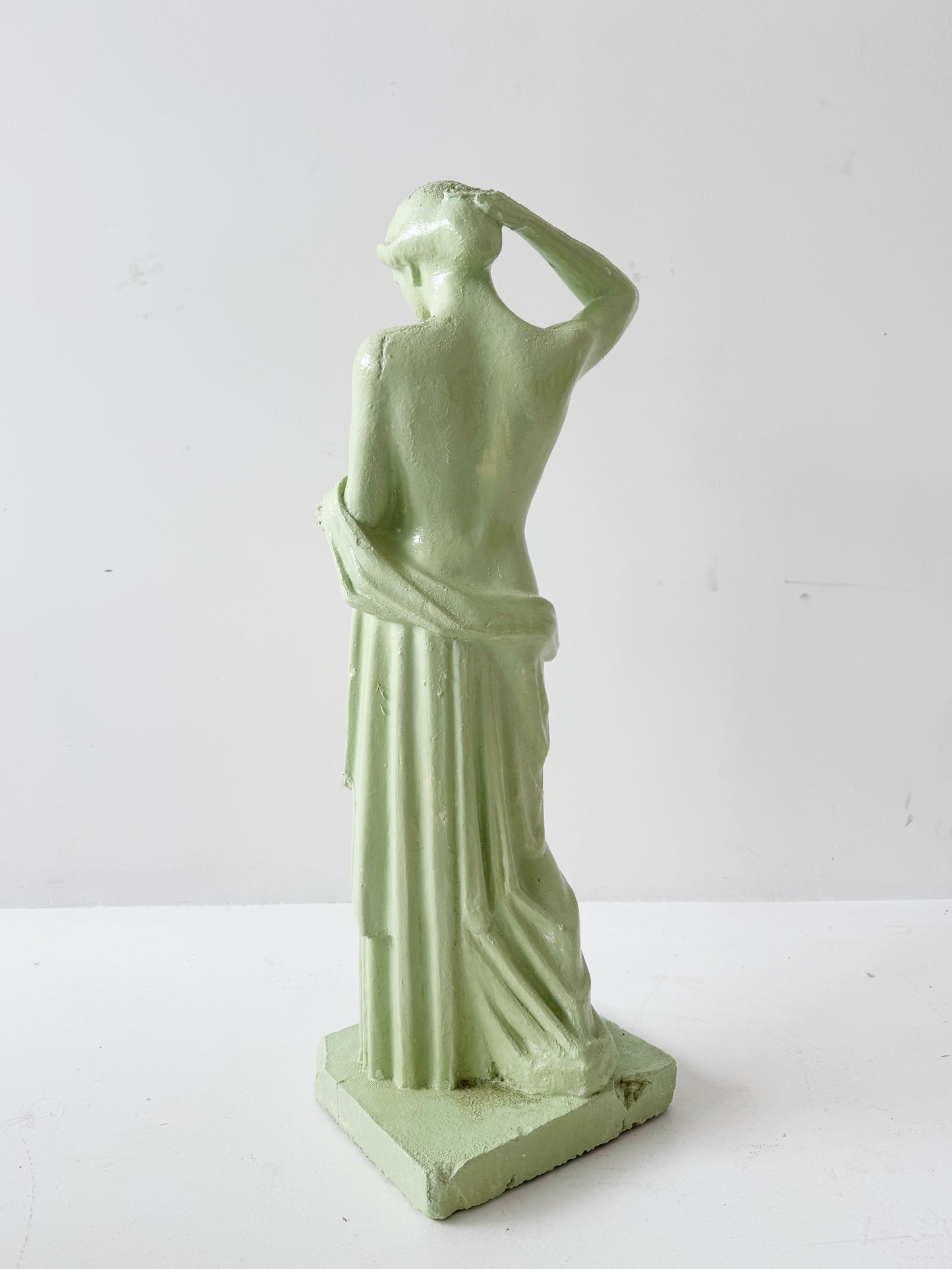 Classical female plaster statue