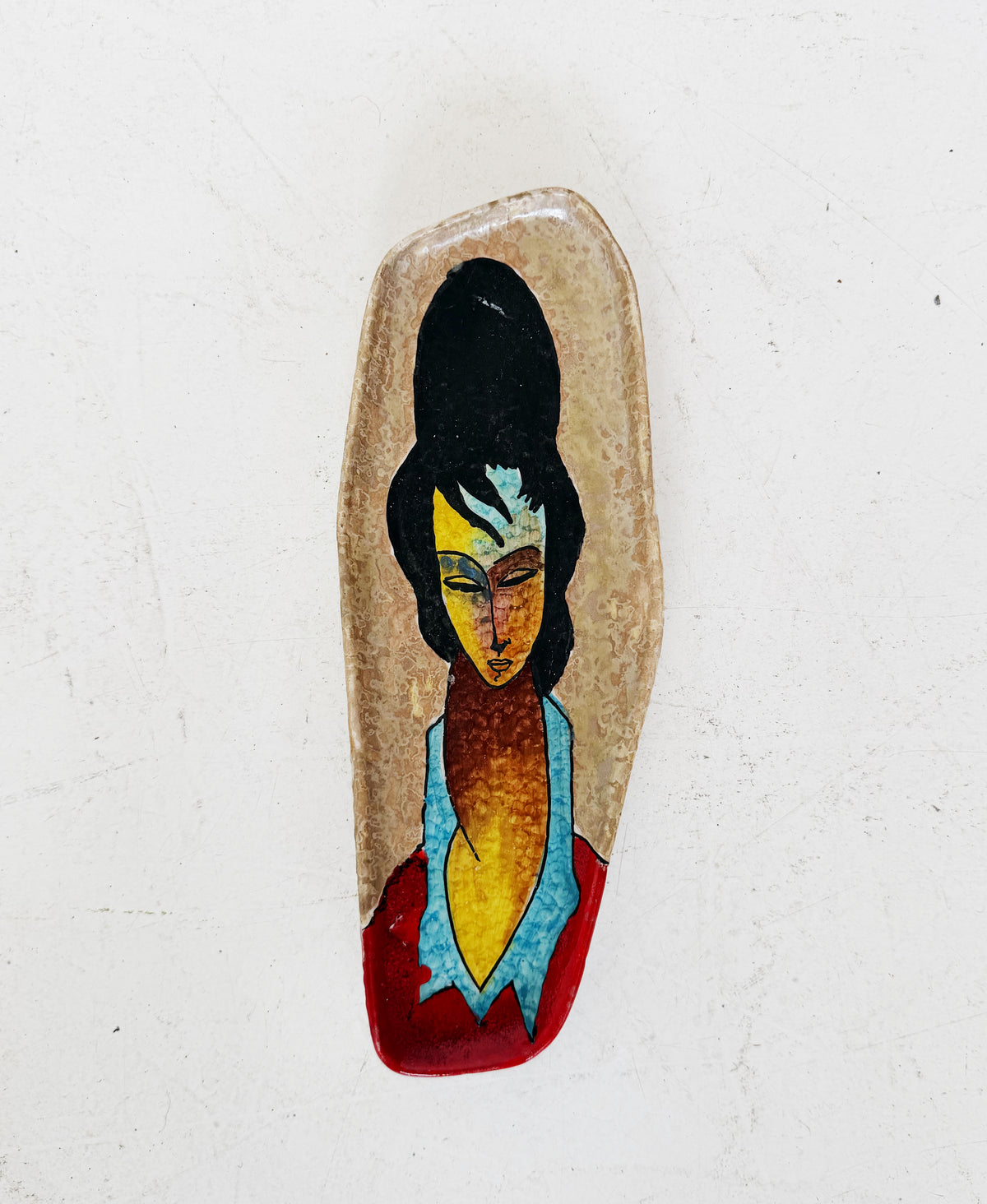 Hand-painted decorative small dish, 1960