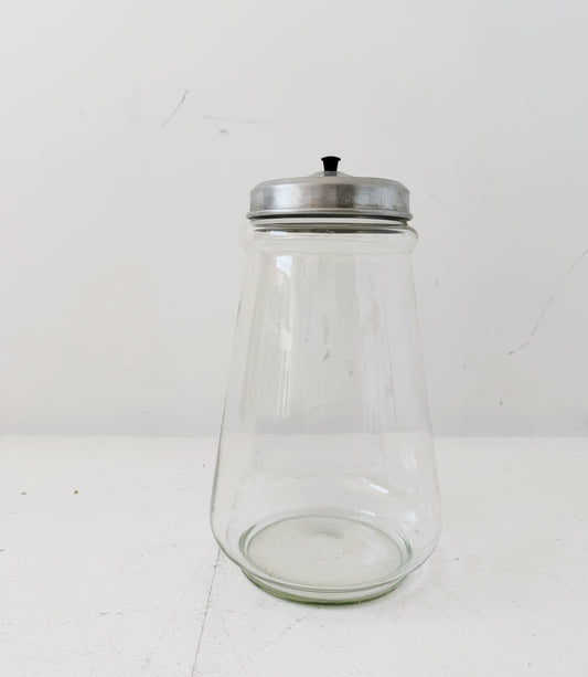 1960s glass candy jar
