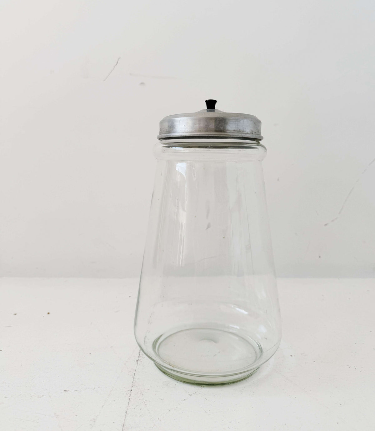 1960s glass candy jar