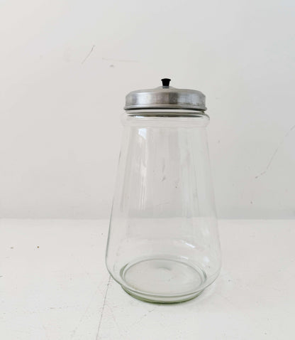 1960s glass candy jar