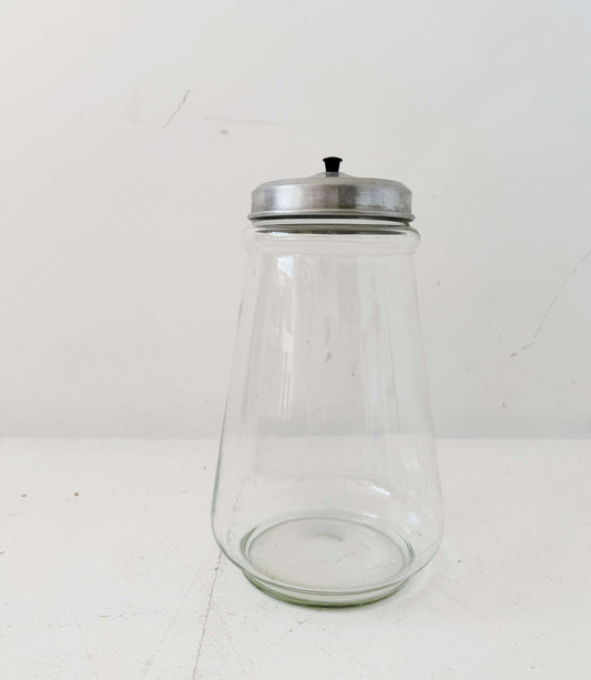 1960s glass candy jar