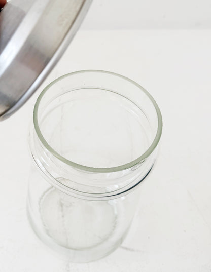 1960s glass candy jar