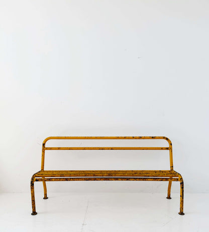 1960s small Metal Bench