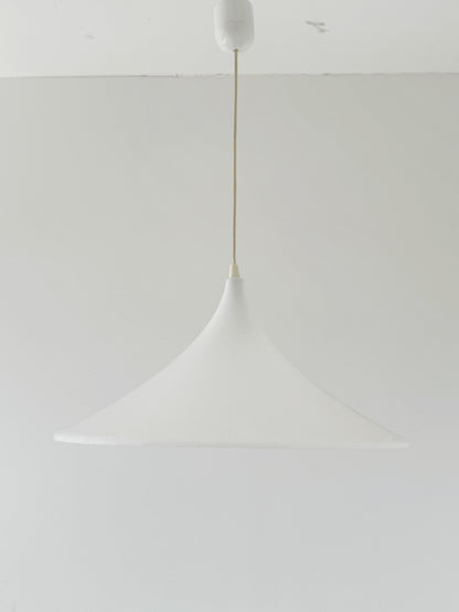 White Plexiglass Pendant Light – 1970s