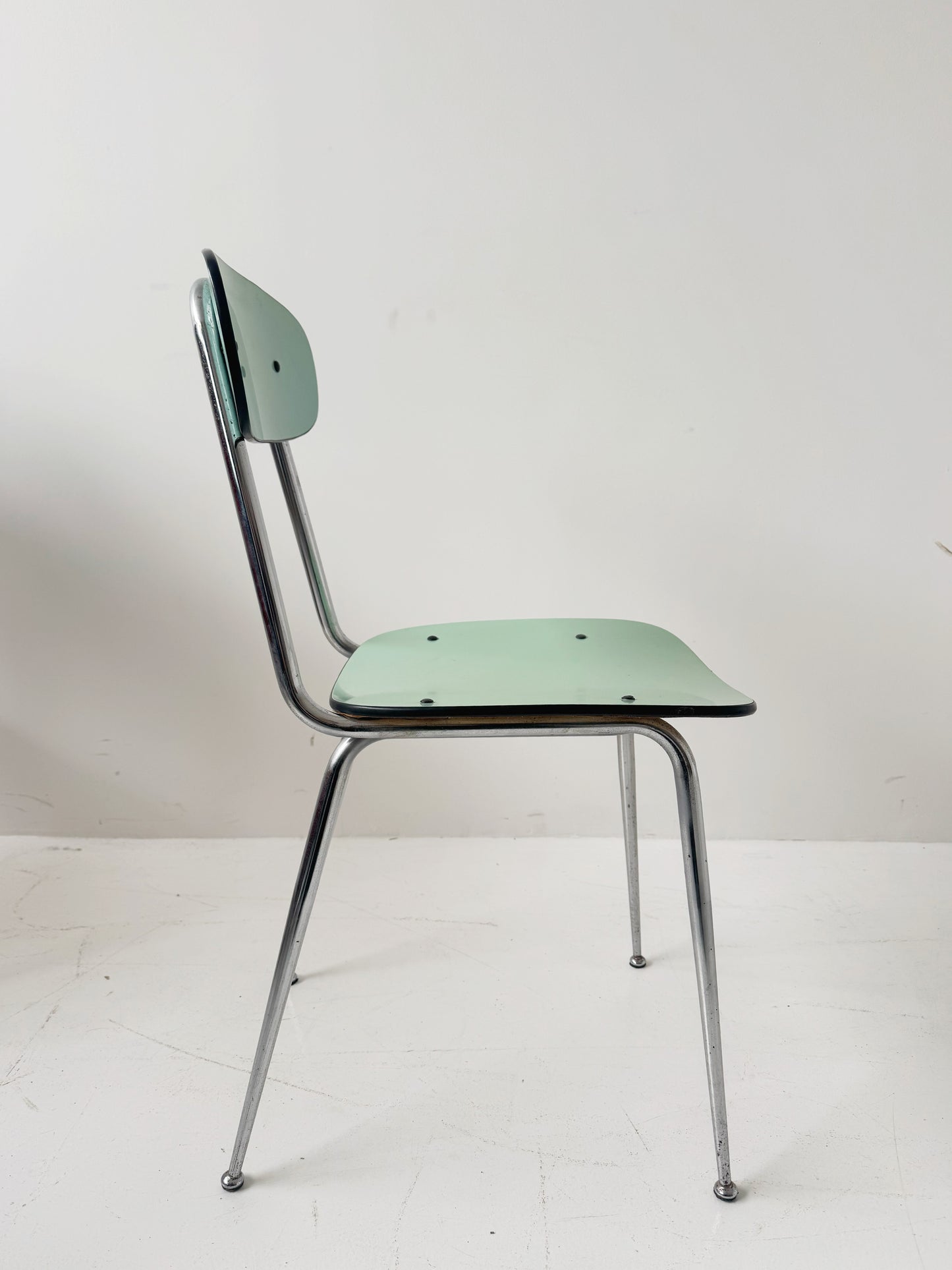 Vintage metal and formica chair – 1950s/60s