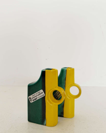 Pair of CAR Florence ceramic vessels, 1960s