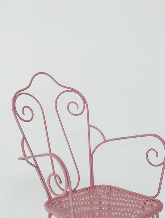 Wrought iron chair