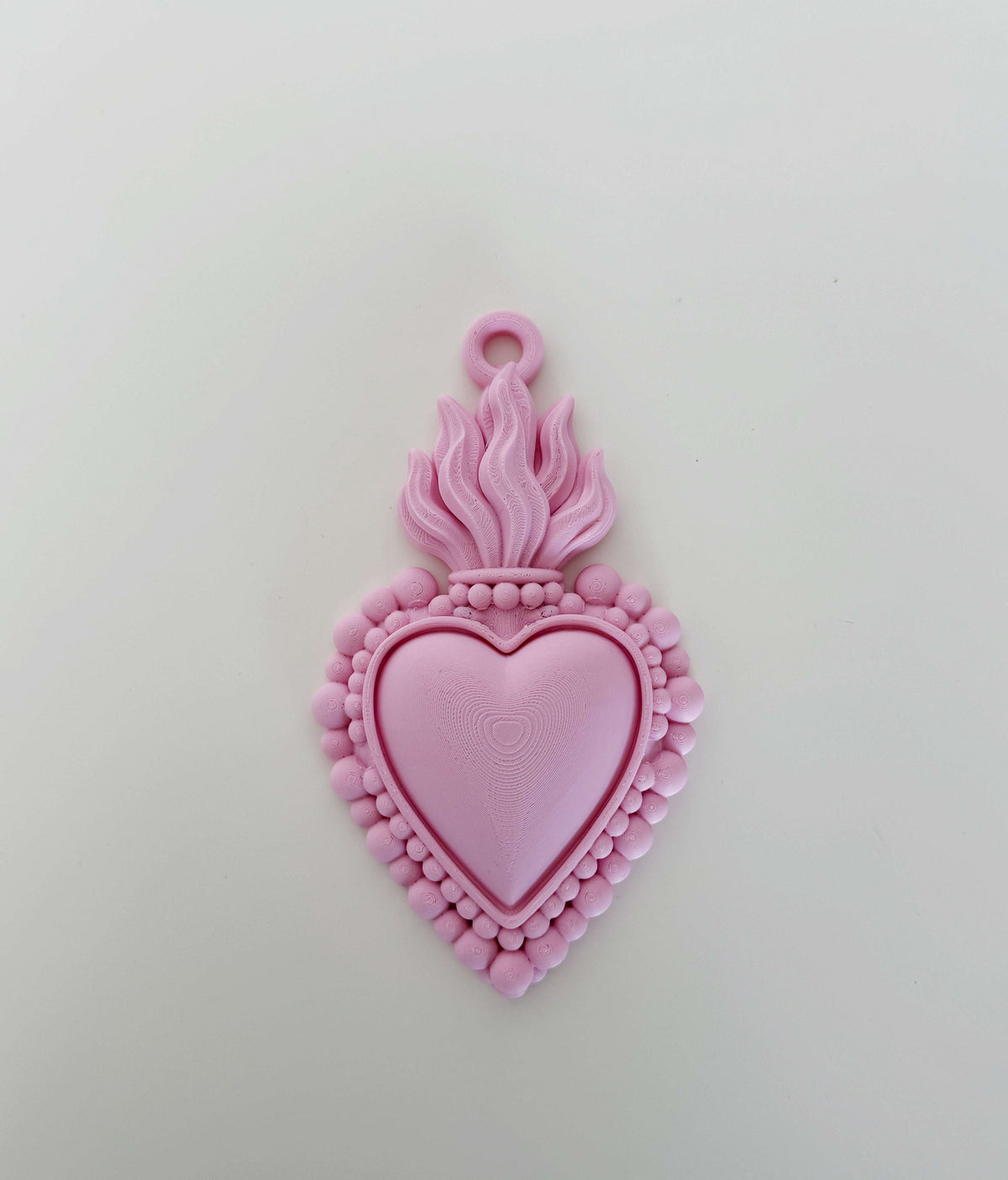 Pink Sacred Heart Ex-Voto – Loppis | 3D Printing.