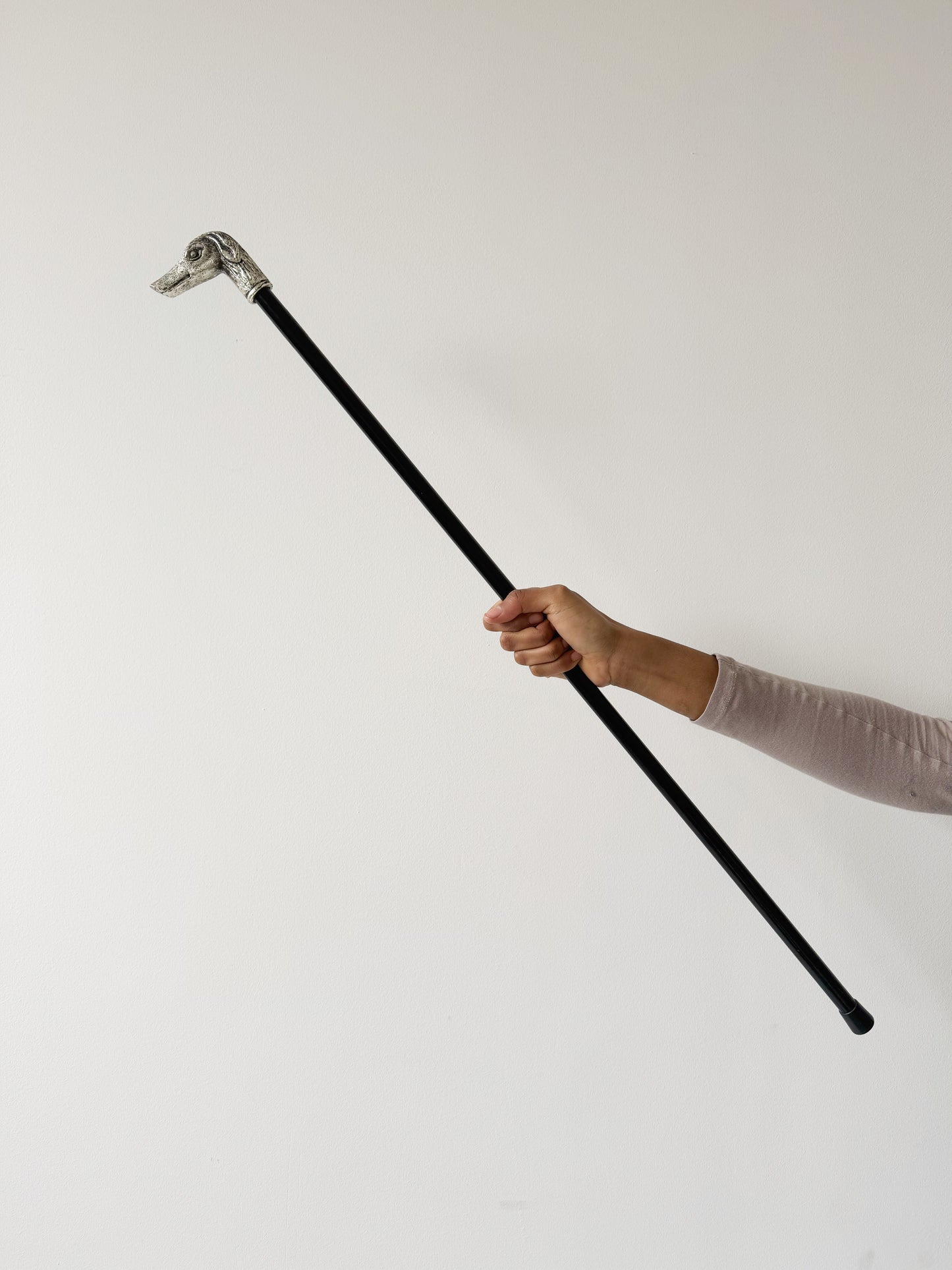 bastone da passeggio con manico figurativo caricaturale (fine XIX – inizi XX secolo)