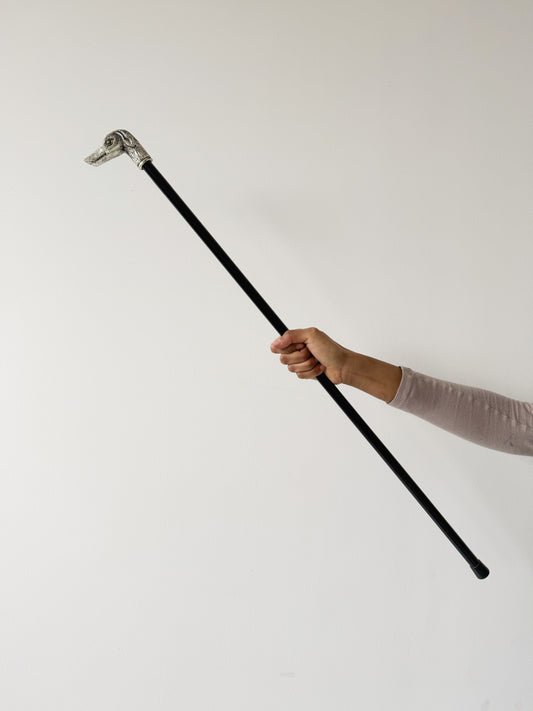 bastone da passeggio con manico figurativo caricaturale (fine XIX – inizi XX secolo)