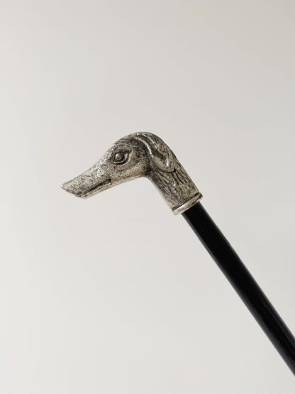 bastone da passeggio con manico figurativo caricaturale (fine XIX – inizi XX secolo)