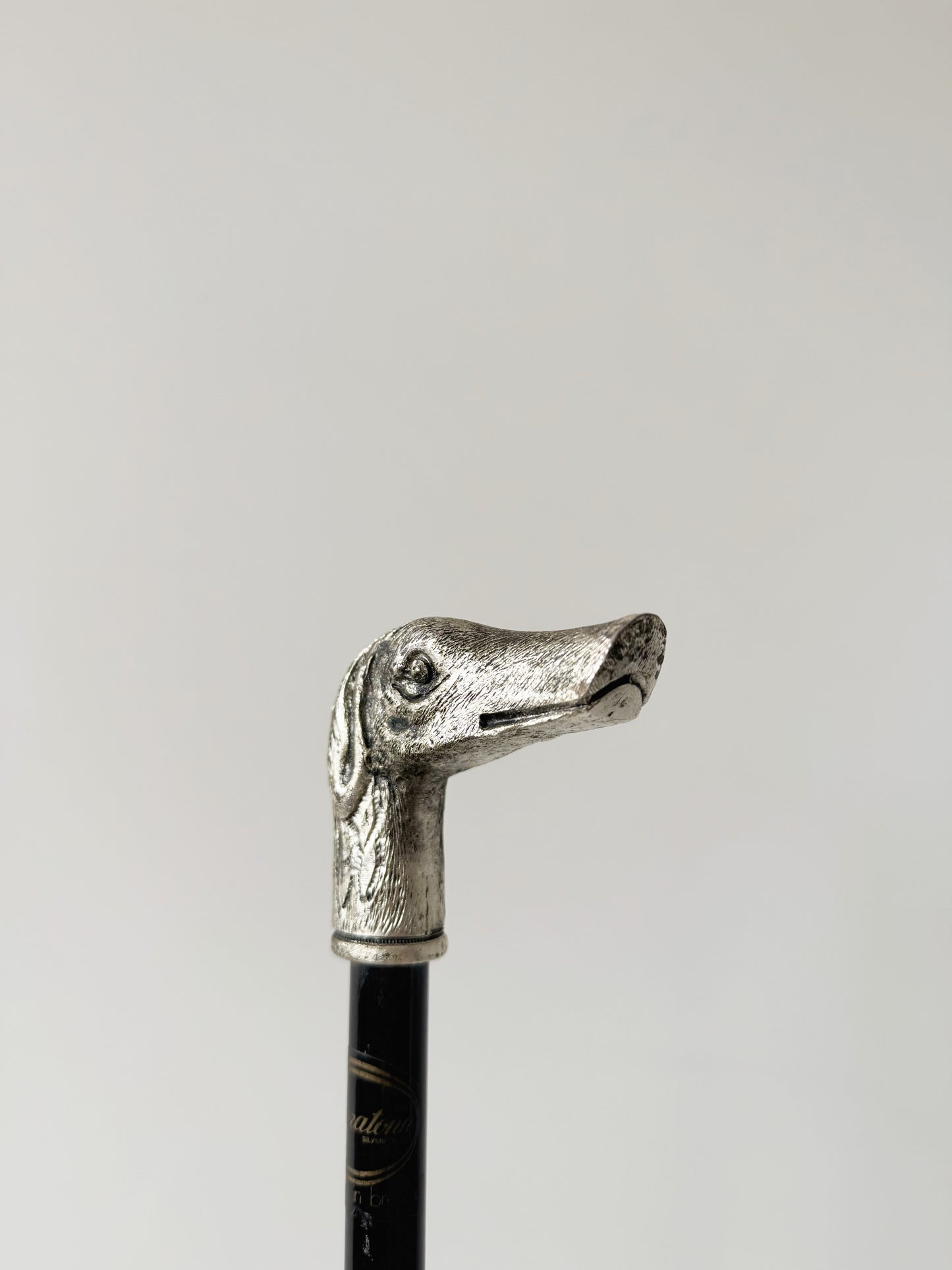 bastone da passeggio con manico figurativo caricaturale (fine XIX – inizi XX secolo)