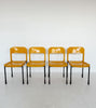 Four Grosfillex chairs