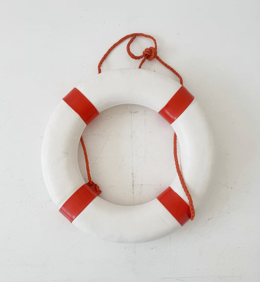 Decorative wall life preserver, 1970s