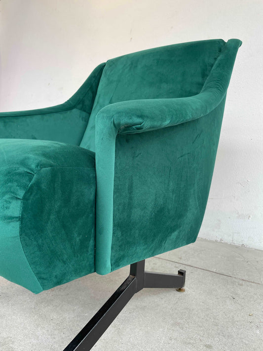 Green armchair
