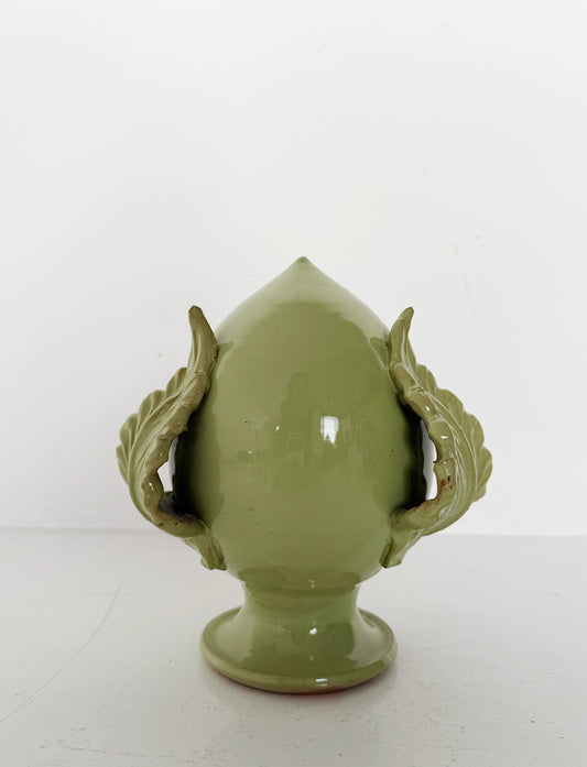 Pumo pugliese in ceramica verde salvia – Fatto a mano in Italia