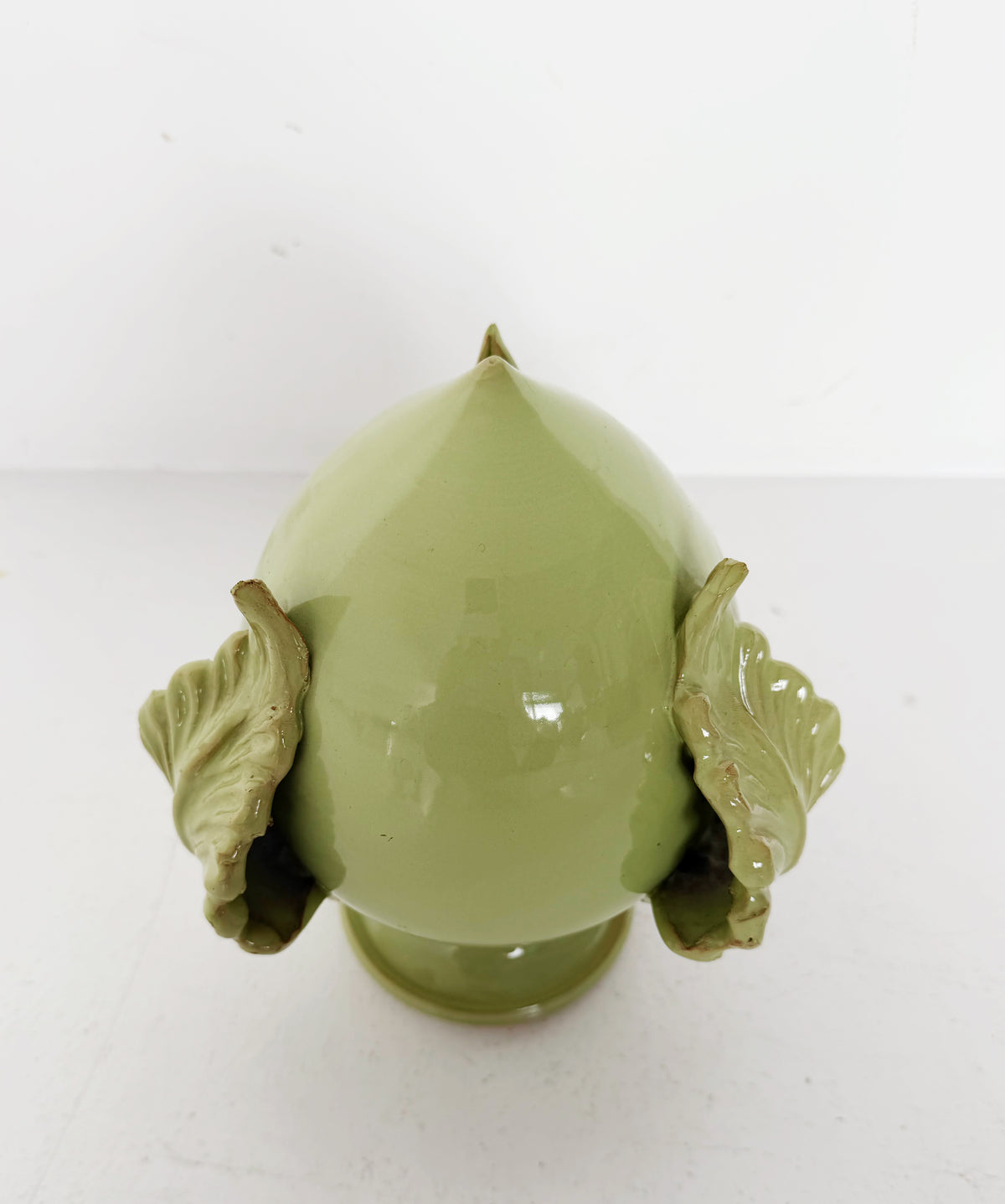Pumo pugliese in ceramica verde salvia – Fatto a mano in Italia
