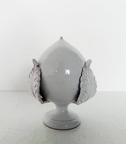 White Ceramic *Pumo* from Puglia – Handmade in Italy