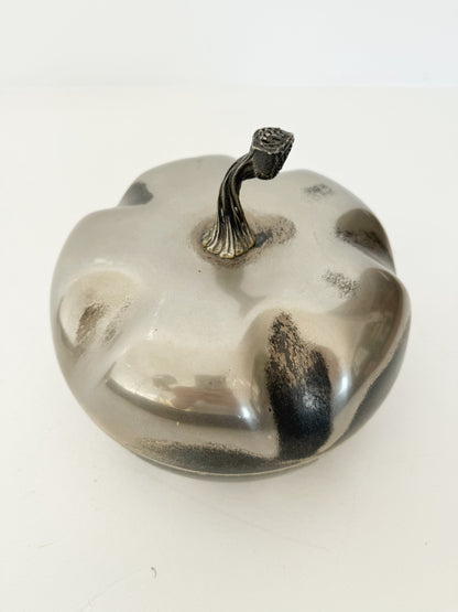 Vintage fruit-shaped metal box