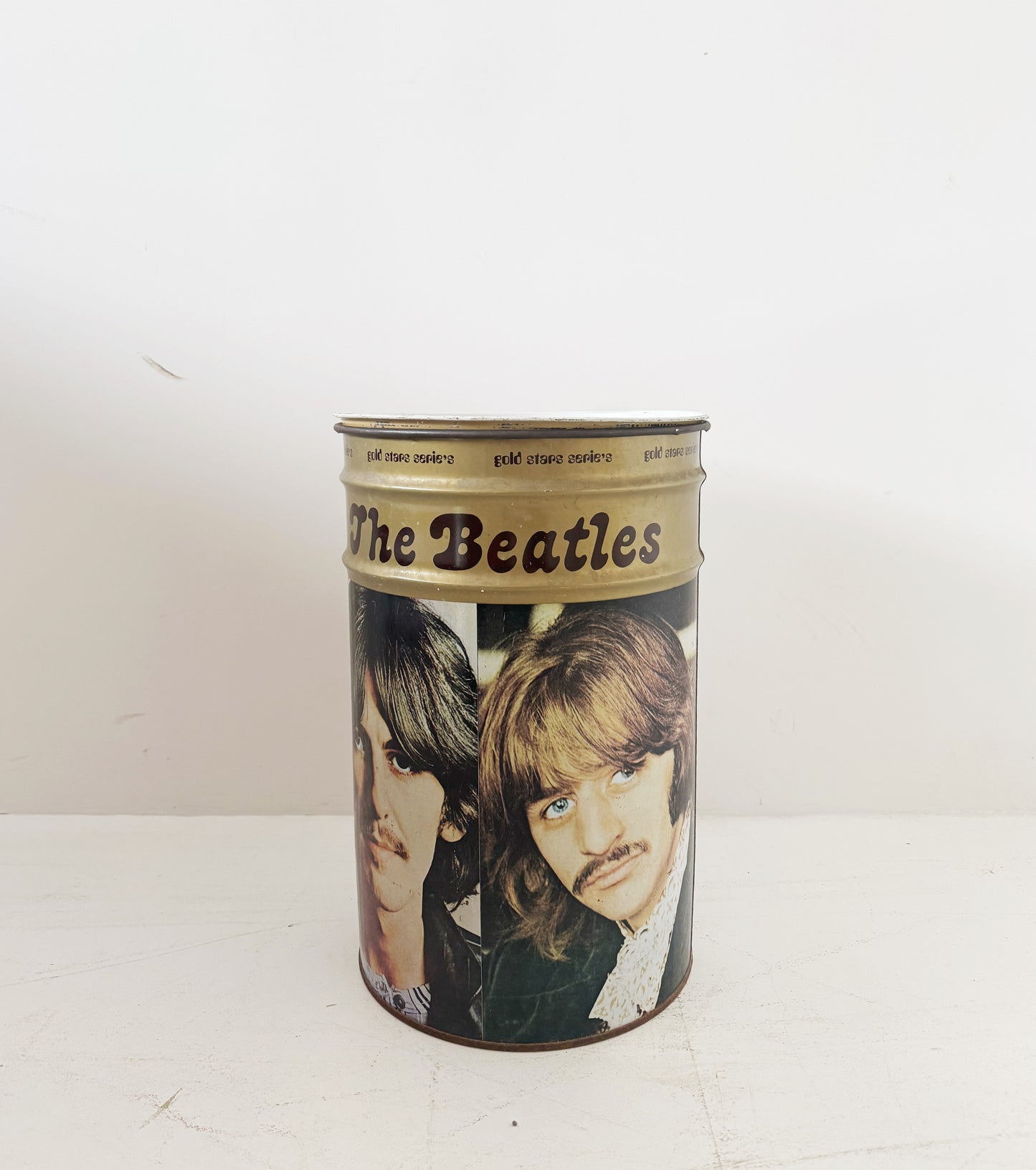 Contenitore in metallo "The Beatles" - Serie Gold Stars