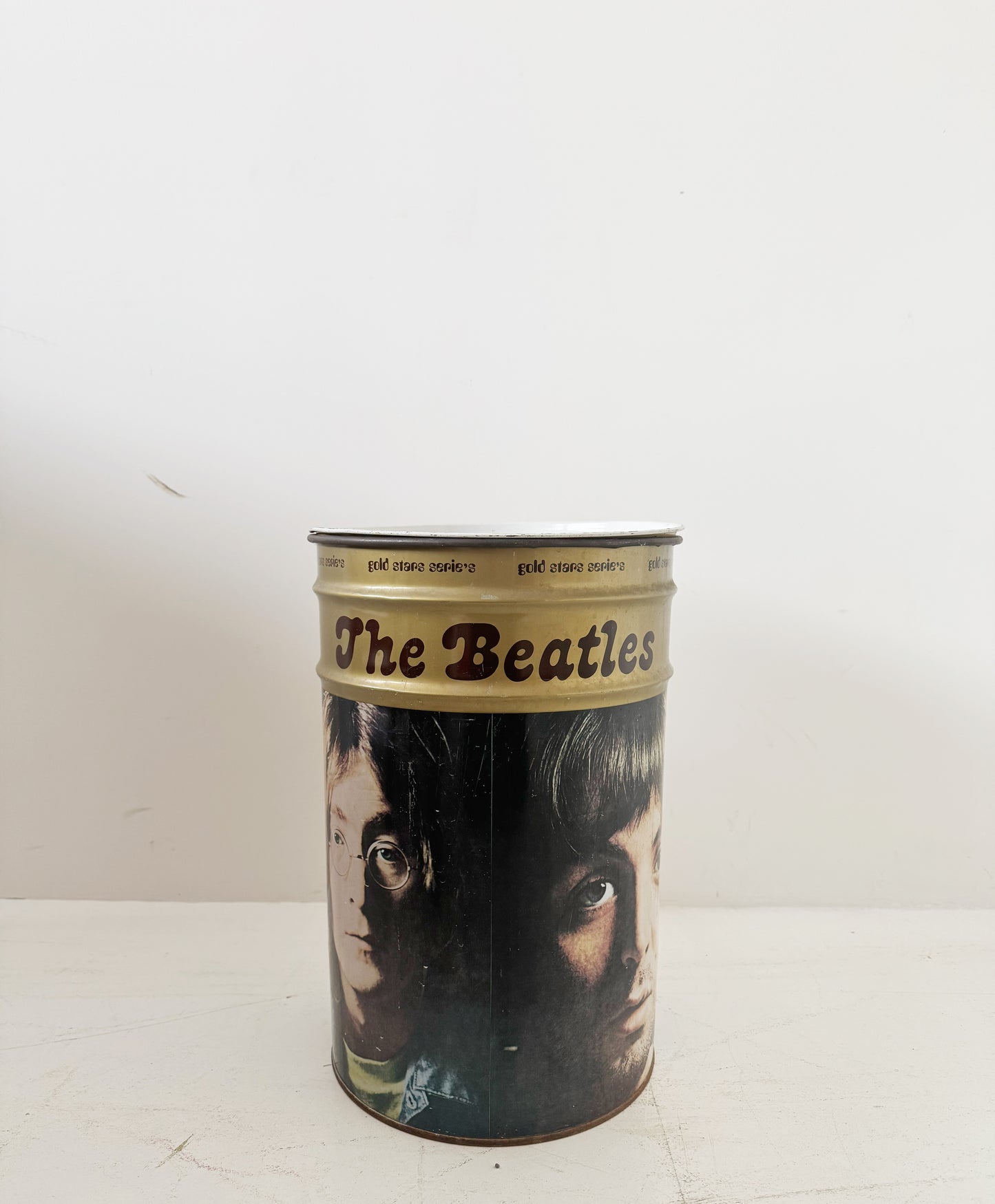 Contenitore in metallo "The Beatles" - Serie Gold Stars