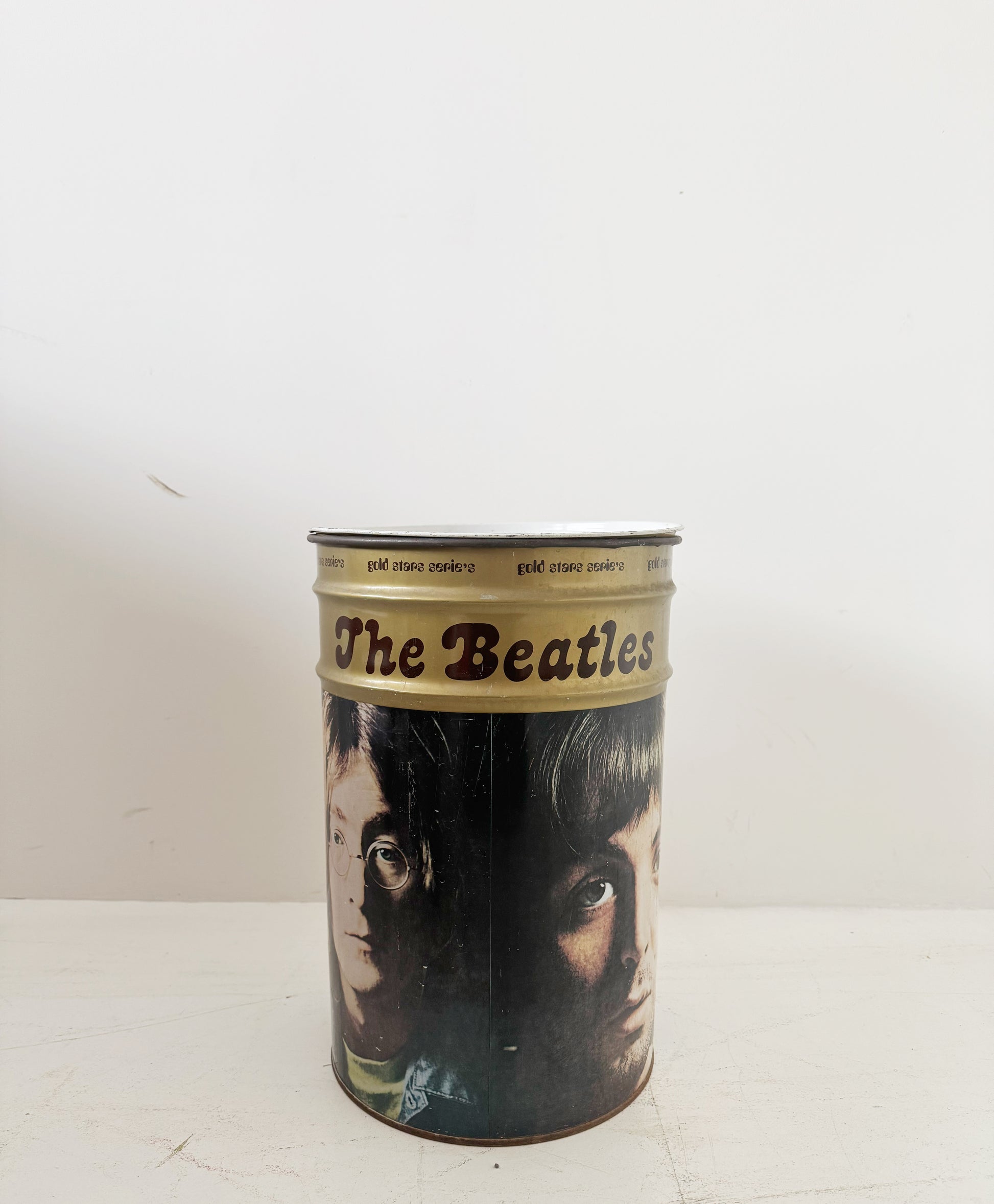 Contenitore in metallo "The Beatles" - Serie Gold Stars