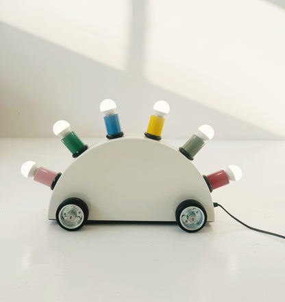 Super table lamp design by Martine Bedin for Memphis